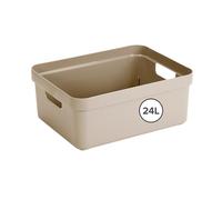 SUNWARE perfectly organised Sigma Home Storage Box 24 L Beige