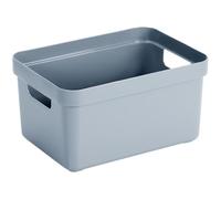 Sunware Sigma Home Storage Box, Blue Grey, 13 Litre