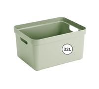 Sunware Sigma Home Storage Box, Light Green, 32 Litre