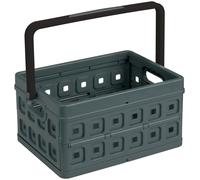 Sunware Square Folding Box with Handle, Anthracite/Black, One Size