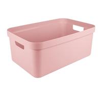 Sunware Storage Box Plastic 45 Litre Light Pink Toy Box