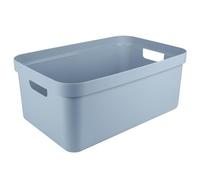 Sunware Storage Box Plastic 45 Litres Light Blue with Lid