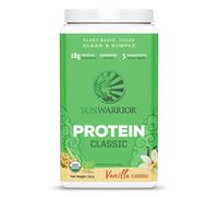 Sunwarrior Classic Organic Vanilla-Flavoured Protein - 750g Powder