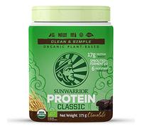 Sunwarrior Classic Plant-Based Chocolate Protein Powder, 375 g