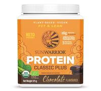 Sunwarrior Classic Plus Organic Chocolate-Flavoured Protein - 375g Powder