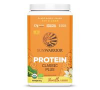 Sunwarrior Classic Plus Organic Vanilla-Flavoured Protein - 750g Powder