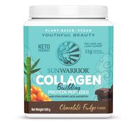 Sunwarrior Collagen Building Chocolate Fudge Protein Peptides - 500g Powder
