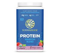 Sunwarrior Organic Plant Based Blend Berry Protein Powder, 750 g