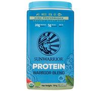 Sunwarrior Organic Plant Based Protein Powder | Vegan Organic Protein Powder Unflavored with BCAA Amino Acids & Hemp Seed Pea Blend | Non-GMO Soy Dairy Filler & Gluten Free (Unflavored, 30 Servings)