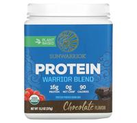 Sunwarrior - Warrior Blend High Performance| Plant-Based | Keto-Friendly |Vegan |Organic Protein Powder Chocolate 375 g
