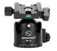 Sunwayfoto XB-44DL Ballhead Tripod Head Black 3/8 Ball - Tripod Heads (79 mm, 490 g, 4.32 cm (1.7 inches), 5.8 cm, Black)