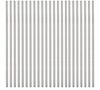 Sunwinc 50-Pack Stainless Steel Straws-Straight,8.5Inch Reusable Drinking Metal Straws For 20oz Tumblers Yeti Cups Travel Mugs,Eco-Friendly Dishwasher Safe (50 Straight Straws)