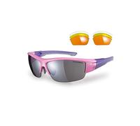 Sunwise Evenlode Sports Sunglasses for Women & Men, Suitable for Sporting Activities & Leasure Purposes - Water & Impact Resistant Men's Sunglasses with Wrap Around Lense - One Size - Pink