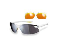 SUNWISE Windrush Sports Sunglasses for Men, Suitable for Sporting Activities & Leasure Purposes, Water & Impact Resistant Men's Sunglasses with Wrap Around Lense, One Size - White