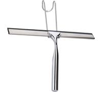 SUNWUKIN All Purpose Stainless Steel Squeegee for Glass Shower Doors, Car Window, Home Mirrors, Bathroom Cleaner Wiper Accessory