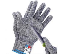 Sunwuun 1Pair M Cut Resistant Gloves Work Gloves Level 5 Working Safety Glove Man Cut Proof Gloves for Kitchen Butcher Outdoor Work Protective Hands.