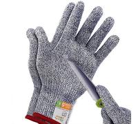 Sunwuun 1Pair S Cut Resistant Gloves Work Gloves Level 5 Working Safety Glove Man Cut Proof Gloves for Kitchen Butcher Outdoor Work Protective Hands.