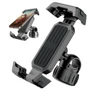 SUNXBUK Anti-shake Motorcycle Mobile Phone Holder, Phone Holder for Rearview Mirror, 360° Rotating Base, Ideal for GPS, Navigation, Travel and Daily Use on the Road