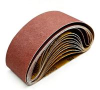 Sunxeke 12 Pack 3x21 Inch Sanding Belts, 80/120/150 Grit Mixed,Aluminum Oxide Abrasive Belts for Belt Sander,4 Belts Each Grit, Belt Sander Paper for Woodworking, Metal Polishing