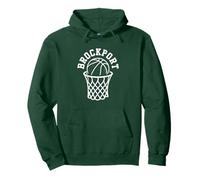 SUNY Brockport Golden Eagles Retro Basketball Net 80's Pullover Hoodie