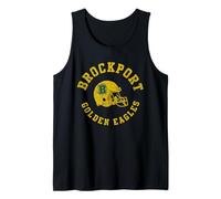 SUNY Brockport Golden Eagles Retro Football Helmet Tank Top