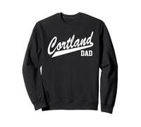 SUNY Cortland Dad Red Dragons Script Father's Sweatshirt