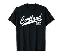 SUNY Cortland Dad Red Dragons Script Father's T-Shirt
