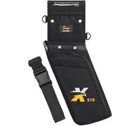 SUNYA Archery Hip Arrow Quiver. Includes Handy Pockets and Nylon Belt. Fit for Compound Bow and Recurve Bow Practice (Black, Right)