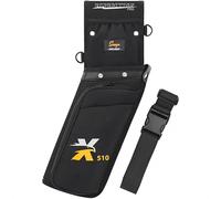 SUNYA X510 Field & Competition Hip Arrow Quiver | 3-Slot Noise-Free Archery Quiver with Sturdy Storage System (42x18cm) (Black, Left)