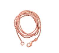 SUNYARAN Pure Copper Italian Round Snake Chain Necklace, Solid Copper Statement Jewelry Set Gift for Women & Men (20 Inch)