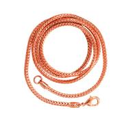 SUNYARAN Pure Copper Snake Chain Necklace for Men & Women, Heavy Solid Copper Statement Jewelry Gift, Multiple Lengths (16-26 Inch), 20, Copper, No Gemstone
