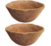 SUNYAY Hanging Basket Coco Liner, 12 inch, 2 Pack