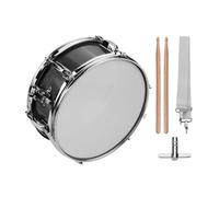 Sunydog 12inch Snare Drum with Drumsticks Shoulder Strap Drum Key Percussion Instrument for Students Beginners Marching Snare Drum Portable Snare Drum Set(Black)