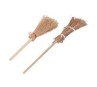 Sunydog 14cm Witch Broom With, 10cm Halloween Straw Craft Cosplay, School Party - Premium Quality, Durable