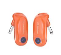 Sunydog 2.4G Wireless Guitar System, Real-time Transmission with Extremely Low Latency for Electric Guitar, Suitable for Performance Teaching, ABS Material (Orange)