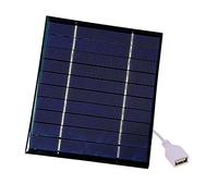 Sunydog 2.5W/5V/3.7V Portable Solar Charger With USB Port Compact Solar Panel Phone Charger For Camping Hiking Travel