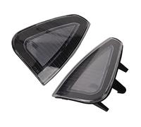 Sunydog 2 Pcs Front Turn Signal Light Cover 4806218AD,Side Marker Lamp Cover Replacement for for LX,2006-2010, OEM:CH2550124, Reflectivity and Adhesion for with High and Low Temperature (White)