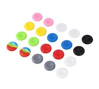 Sunydog 20 Pcs Joystick Grip Caps, High Transparency and Slip Resistant Silicone Cover for Game Controllers, Perfect for // One/360