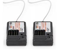 Sunydog 2Pcs RC Receiver,FS-GR3E AFHDS 2.4G 3CH Receiver for FS-GT2 FS-GT2B FS-GT3B FS-GT3C FZ-IT4S RC Car Boat