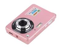 Sunydog 48MP, 4K Digital Camera 8x Zoom with Anti Shake, Vlogging Camera for Photography Continuous, Equipped with Fill Light and Wrist Strap, 2.7in LCD Display, USB Rechargeable (Rosy)