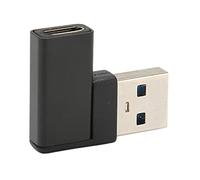 Sunydog 90 Degree USB to USB C Adapter Portable Plug and Play for PCs Tablets Aluminum Alloy 1 Unit
