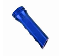 Sunydog Aluminum HandBrake Cover Handle Protector Sleeve, Manual Car Gear Lever Knob Hand Brake Sleeve, Universal Fit for Most Cars, Made of Aluminium Alloy Material (Blue)