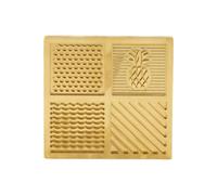 Sunydog Clear Design Tray, Stamp 4 Patterns Thickened Brass Rust Pre