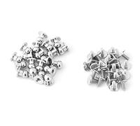 Sunydog Copper Rivet Button, 20pcs Silver Round Head Leather Accessories 8x6mm, Sturdy, Sturdy, Non Rust, Basic Accessory,