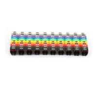 Sunydog Digital Number Tube Wire Number Label Tube Cable Marker Colorful Cable Management - Premium Quality, Durable (100PCS KCM-6MM 6 square meters)