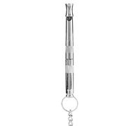 Sunydog Dog Sound Training Whistle, Metal Silent Whistle for Barking Control, Adjustable Pitches with Chain, for Improved Obedience Training