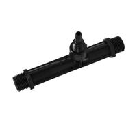 Sunydog Fertilizer Injector Tube 3/4” Irrigation Mixer, Plastic Black, Efficient & Durable, Lower Cost Choice, Suitable for 1,2,3,4 Inch Hose with Outstanding for (G1/2 Four Points)