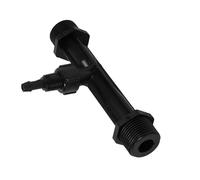 Sunydog Fertilizer Injector Tube 3/4” Irrigation Mixer, Plastic Black, Efficient & Durable, Lower Cost Choice, Suitable for 1,2,3,4 Inch Hose with Outstanding for (G3/4 Six Points)