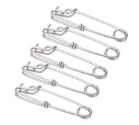 Sunydog Five Pieces Long Line Clips Snap Sea Fishing Connectors Closed Eye Hanging (3.5 * 125MM)