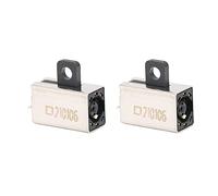 Sunydog High-Performance DC Power Jack Socket, Reliable and Resistant, for XPS 11 12 9Q23 13 L321X L322X, Metal Design, 2 Units